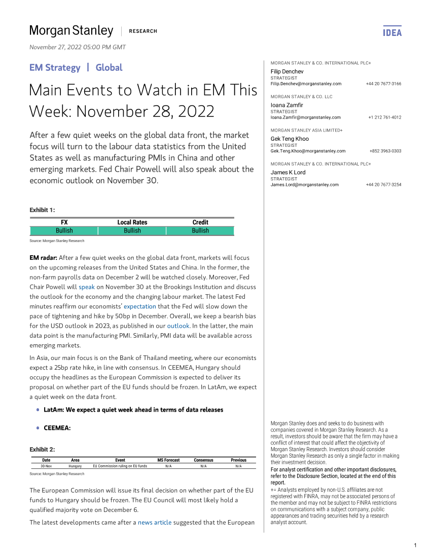 Morgan Stanley Fixed-EM Strategy Main Events to Watch in EM This Week November ...-99396913Morgan Stanley Fixed-EM Strategy Main Events to Watch in EM This Week November ...-99396913_1.png
